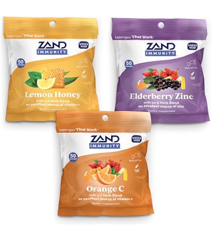 Amazon.com: ZAND Herbal Lozenge-Orange Vitamin C 15 Lozenge
